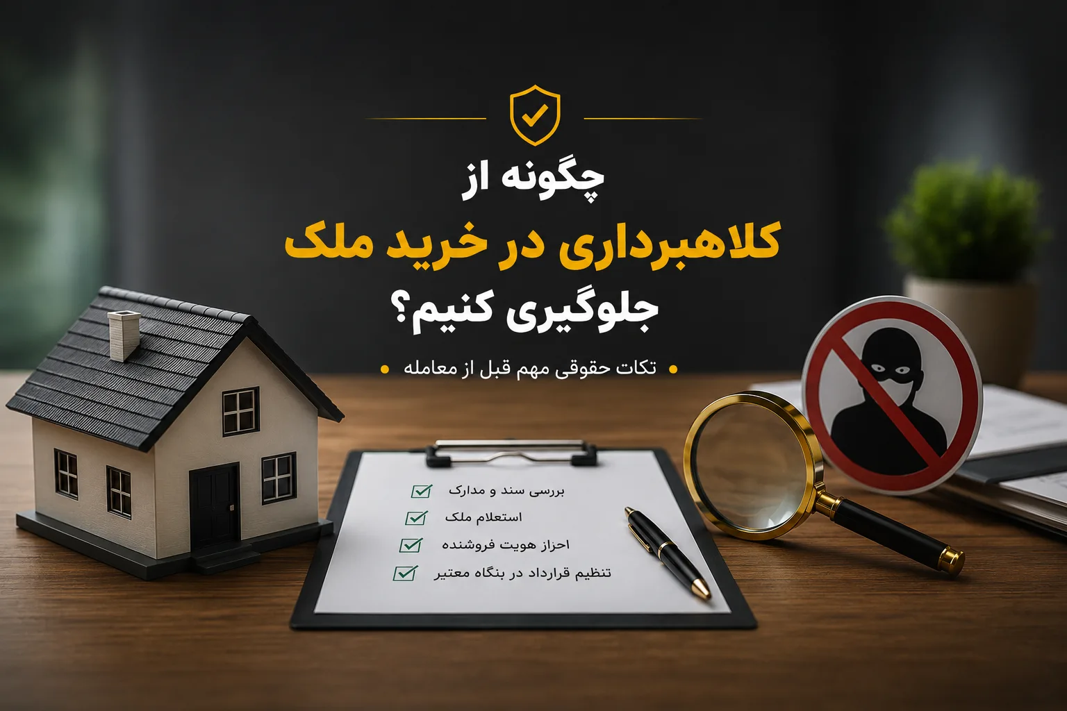 چگونه از کلاهبرداری در خرید ملک جلوگیری کنیم؟