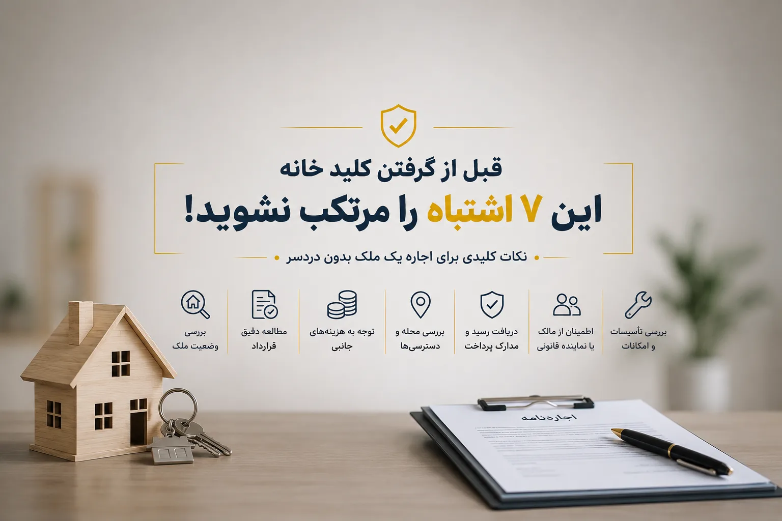 قبل از گرفتن کلید خانه، این ۷ اشتباه را مرتکب نشوید